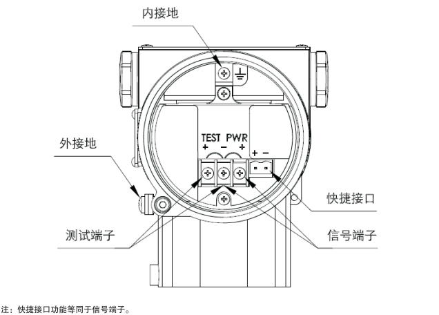 單晶硅差壓遠(yuǎn)傳變送器電氣接線圖