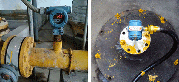 擴散硅壓力變送器現場使用照片