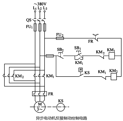 反接制動控制電路