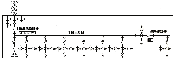 低壓進(jìn)線、母聯(lián)和饋電回路