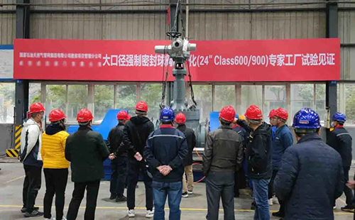 M8380d高轉(zhuǎn)速大力矩電動執(zhí)行機構(gòu)配套大口徑強制密封球閥項目順利通過國產(chǎn)化鑒定